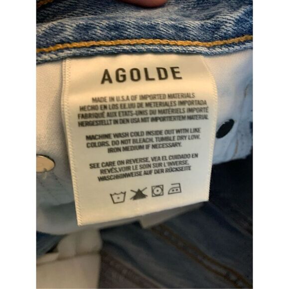 AGOLDE Criss Cross Jean A097-983 women's size 24 - Picture 6 of 7